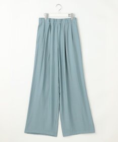 自由区 L 【SHIHOさん着用・ご好評アイテム・新色追加・セットアップ対応】エアリーツイルワイド パンツ