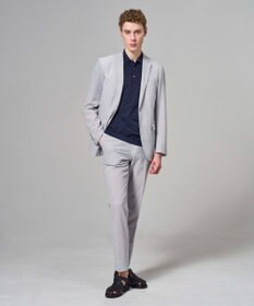 JOSEPH HOMME 【新柄】リュクスレーヨンボーダー　ポロニット