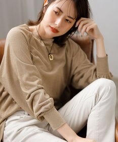 自由区 S 【洗える】ラメシアー トップス