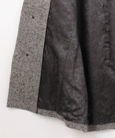 JOSEPH ABBOUD 【尾州産カシミヤブレンド素材/軽量】カシミヤブレンドアルパカヘリンボーン ステンカラーコート