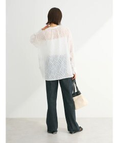 Green Parks ２ＷＡＹ　リーフジャガードシアーシャツ