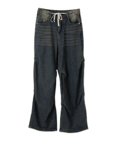 WEGO ドロストコードフレアデニム