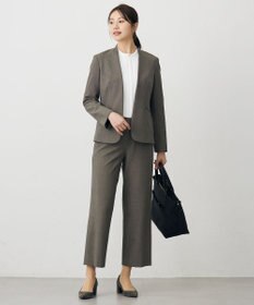 J.PRESS LADIES 【WEB限定カラーあり】T/Rアルガンシルク ワイド パンツ