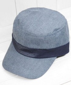 石田製帽 【UNISEX】備後デニム キャップ