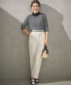 組曲 S 【WEB限定】ベーシックダブルクロス ワイドストレートパンツ