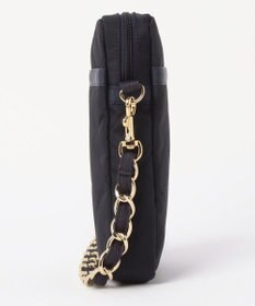 LeSportsac CHAIN MINI PHONE CRSBDY/ディープシーブルーキルト
