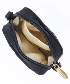 LeSportsac CHAIN MINI PHONE CRSBDY/ディープシーブルーキルト