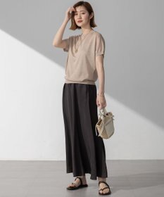 23区 【洗える】シャイニーシアー ドルマン ニット