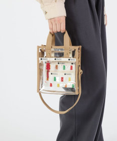 LeSportsac CLEAR MINI N/S TOTE/ハリボーゴールドベアーズ/クリア