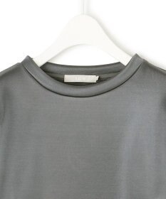 ICB L 【洗える】サテンボンディング クルーネックプルオーバー