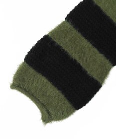 WEGO マテリアルシャギークロップドニット