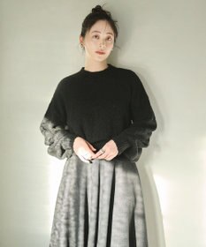 #Newans 【洗える】クロップドバルーンボリュームスリーブニット