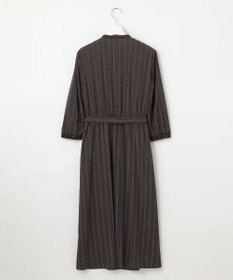 J.PRESS LADIES L 【洗える】ドットデシンプリント ピンタック ワンピース