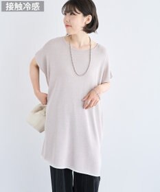 Green Parks 接触冷感ゆったりニットチュニック