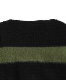 WEGO マテリアルシャギークロップドニット