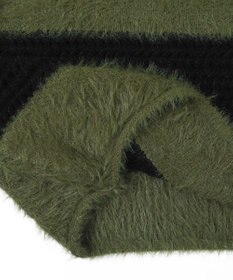 WEGO マテリアルシャギークロップドニット