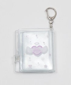 WEGO 【痛バ＆推し活グッズ】クリアハートIDフォトアルバムキーホルダー