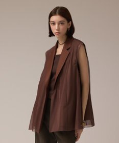 GRACE CONTINENTAL チュールオーバーベスト