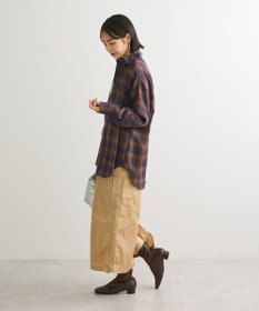 Green Parks オンブレーチェックライトシャツ