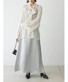 Green Parks AnriettMusee シアーボウタイブラウス