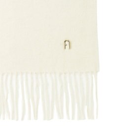 MOONBAT FURLA(フルラ）【WEB限定】ウール100％ アーチロゴ 無地ストール 190cm×60cm