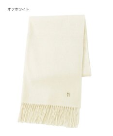 MOONBAT FURLA(フルラ）【WEB限定】ウール100％ アーチロゴ 無地ストール 190cm×60cm