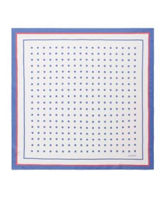 MOONBAT 【シルク100%】MACKINTOSH PHILOSOPHY(マッキントッシュ フィロソフィー）ドット シルクプリントスカーフ 日本製 68cm×68cm UV対策