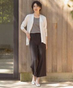 J.PRESS LADIES S 【WEB限定カラーあり・洗える】Lightジョーゼット ワイド パンツ