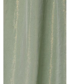 YECCA VECCA 箔プリントシアーギャザースカート