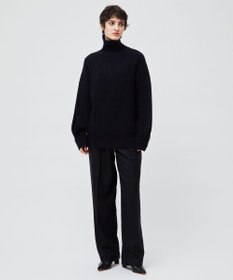 BEIGE， 【洗える】LEADER / ボタンディティールハイネックトップス