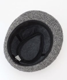 JOSEPH ABBOUD 【サイズ調整可】アルパカリングヘリンボーン ハット