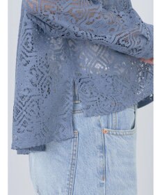 earth music&ecology レースショートシャツ