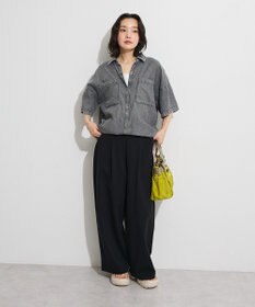 Green Parks 半袖シアーデニムシャツ