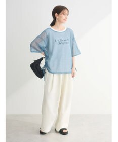 Green Parks ＳＥＴ２点　メッシュ＋ノースリーブロゴプルオーバー