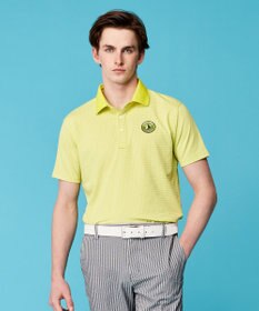 MEN】ポリエステルサッカー 半袖ポロシャツ / 23区GOLF | ファッション