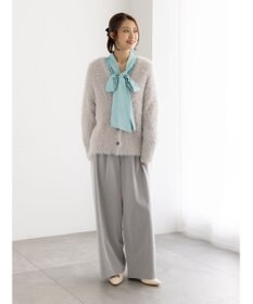 Te chichi シャギーVネックカーディガン