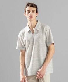 JOSEPH HOMME 【WEB限定商品】トップヘリンボンジャージー　スキッパー