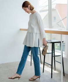 23区 【SLOW/好評につき新色追加】エフォートレス デザインTシャツ