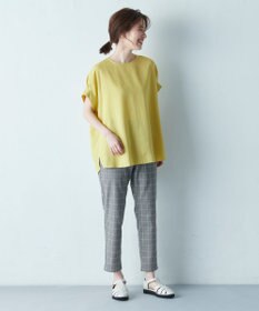 ANY 【洗濯機可能】ライトリネンクロス　チュニック