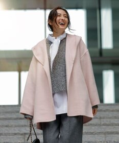 23区 L ウールバルキーカラーミックス ニット