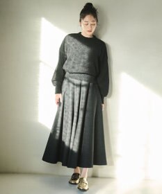 #Newans 【洗える】クロップドバルーンボリュームスリーブニット