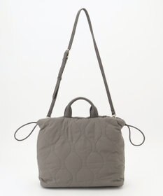 自由区 パディングキルトドロスト バッグ