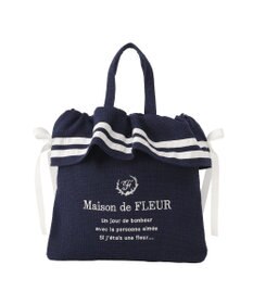 Maison de FLEUR マリンダブルリボン２Ｗａｙトートバッグ