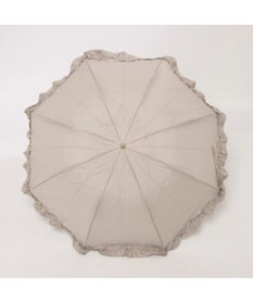 UNBILLION カシュネ cachenez / PUビッグフリルトップレス2段折りたたみ傘