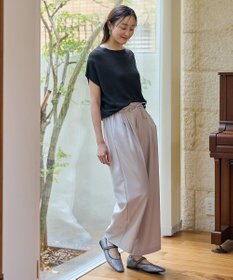 ANY 【新色追加/14色展開】アクリルガーターフレンチスリーブニット