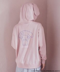 earth music&ecology マイメロディ＆クロミ／ｅａｒｔｈ　耳付きフーディー