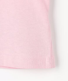 ANY KIDS 【綿100%】肩リボン×ラインストーンロゴ 半袖Tシャツ