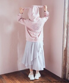 earth music&ecology マイメロディ＆クロミ／ｅａｒｔｈ　耳付きフーディー