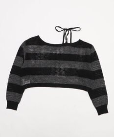 WEGO モヘアタッチ2WAYワンショルニット