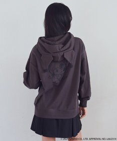 earth music&ecology マイメロディ＆クロミ／ｅａｒｔｈ　耳付きフーディー